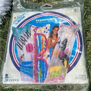 Intex Wet Set Vintage Pool Float Fashion Air Mat 72x27 1994 Hawaii NEW